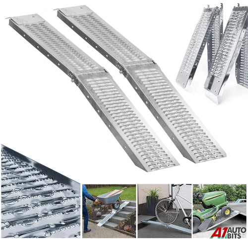 2x Large 180cm foldable loading ramp up to 400 kg load Capacity — alternate product view 2