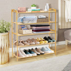 5 Tiers Bamboo Shoe Rack — alternate product view 3