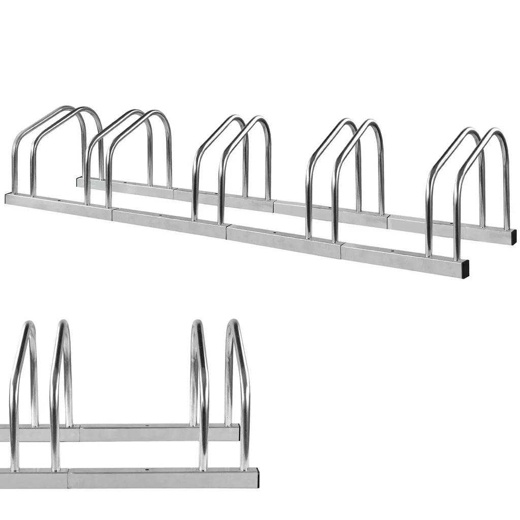 Bike Stand Rack For Bicycle Parking Stand Floor Wall Mount Indoor Outdoor New — 5 Rack — product view