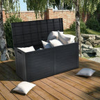 240L Large Outdoor Storage Box Garden Patio Plastic Chest Lid Container — alternate product view 2