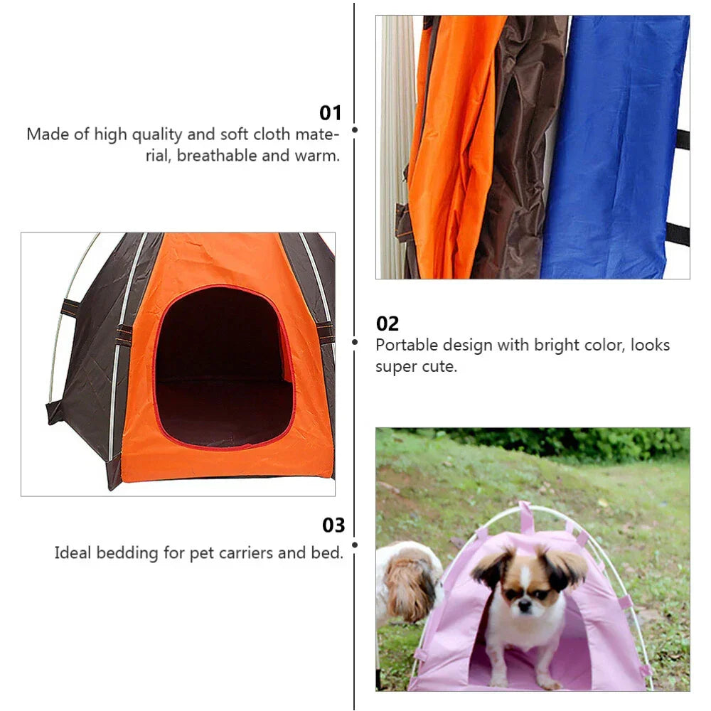 Sun-block Pet Tent Waterproof Tent Foldable Breathable Breathable Pet Shelter — alternate product view 9