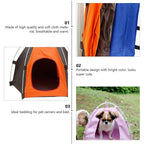 Sun-block Pet Tent Waterproof Tent Foldable Breathable Breathable Pet Shelter — alternate product view 9