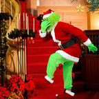 Adult Santa Grinch Costume Xmas Cosplay Men Christmas Santa Fancy Dress Full Set — alternate product view 9