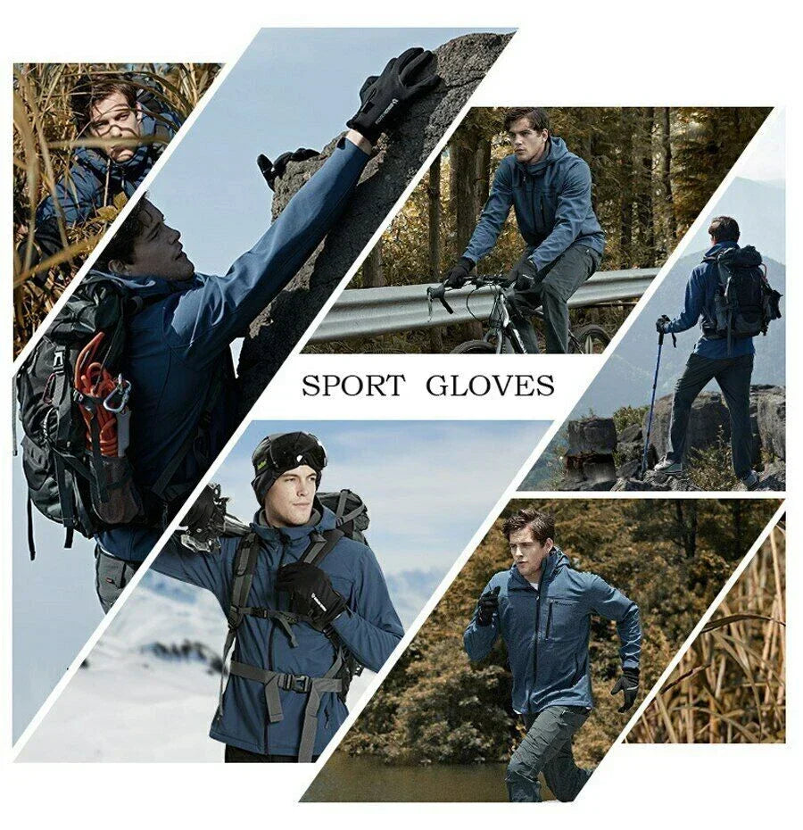 Winter Warm Gloves Thermal Touch Screen Thermal Waterproof Gloves For Cycling — alternate product view 10