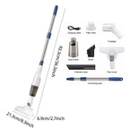 4 in 1 Stick Handheld Vacuum Cordless Vacuum Cleaner For Carpet Floor Pet Hair — on a clean white background
