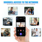 Wireless WiFi Smart Video Doorbell Phone Security Camera Door Ring Intercom Bell — alternate product view 6