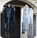 2x Hanging Grim Reaper Halloween Props – LED Eyes, Motion Activated — alternate product view 2