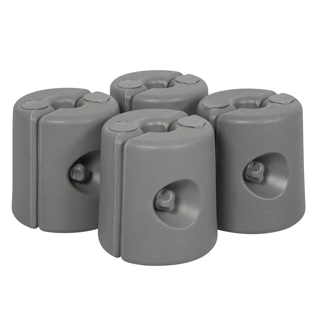 4 x Gazebo Feet Leg Pole Anchor Tent Weights Marquee Market Stall Weighted Foot — on a clean white background