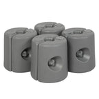 4 x Gazebo Feet Leg Pole Anchor Tent Weights Marquee Market Stall Weighted Foot — on a clean white background