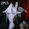 Faceless Ghost Light Up Animatronic Ghost - Halloween Decoration Prop (2 Pack) — alternate product view 2
