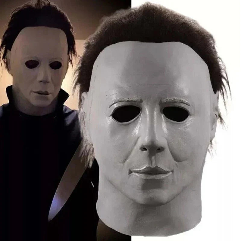 Halloween Cosplay Costume Michael Myers Mask Latex Full Head Killer Scary Prop — alternate product view 5