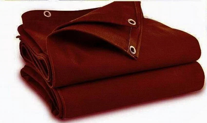 WINE 6Ft X 6Ft Heavy Duty Canvas Tarp Tarpaulin Outdoor Waterproof — alternate product view 2