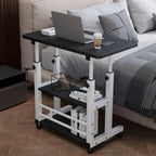 Adjustable Height Small PC Computer Desk Mobile Overbed Table Laptop Stand Shelf — alternate product view 4