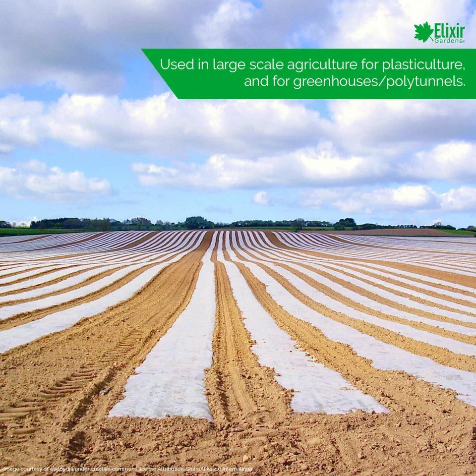 2m x 5m 500g Clear Polythene Plastic Green house Sheeting Heavy Duty Building — alternate product view 5