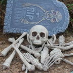 28PCS Bag of Bones Human Skull Skeleton Halloween Scary Pirate Party Decoration — alternate product view 2