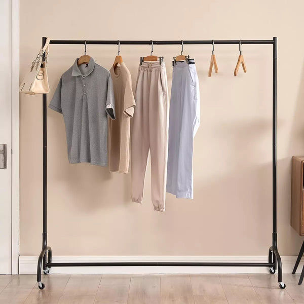 Vivo Mobile Clothes Rail on Wheels — 4 ft, 5 ft & 6 ft — main product view