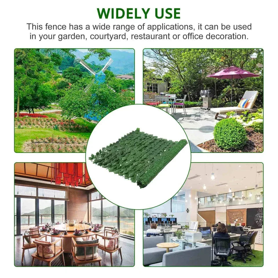 3M Artificial Garden Fence Hedge Ivy Leaf Wall Privacy Balcony Screening Trellis — alternate product view 7