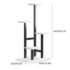 4 Tier Metal Plant Stand Indoor Outdoor Garden Flower Pot Shelf Display Rack UK — alternate product view 6