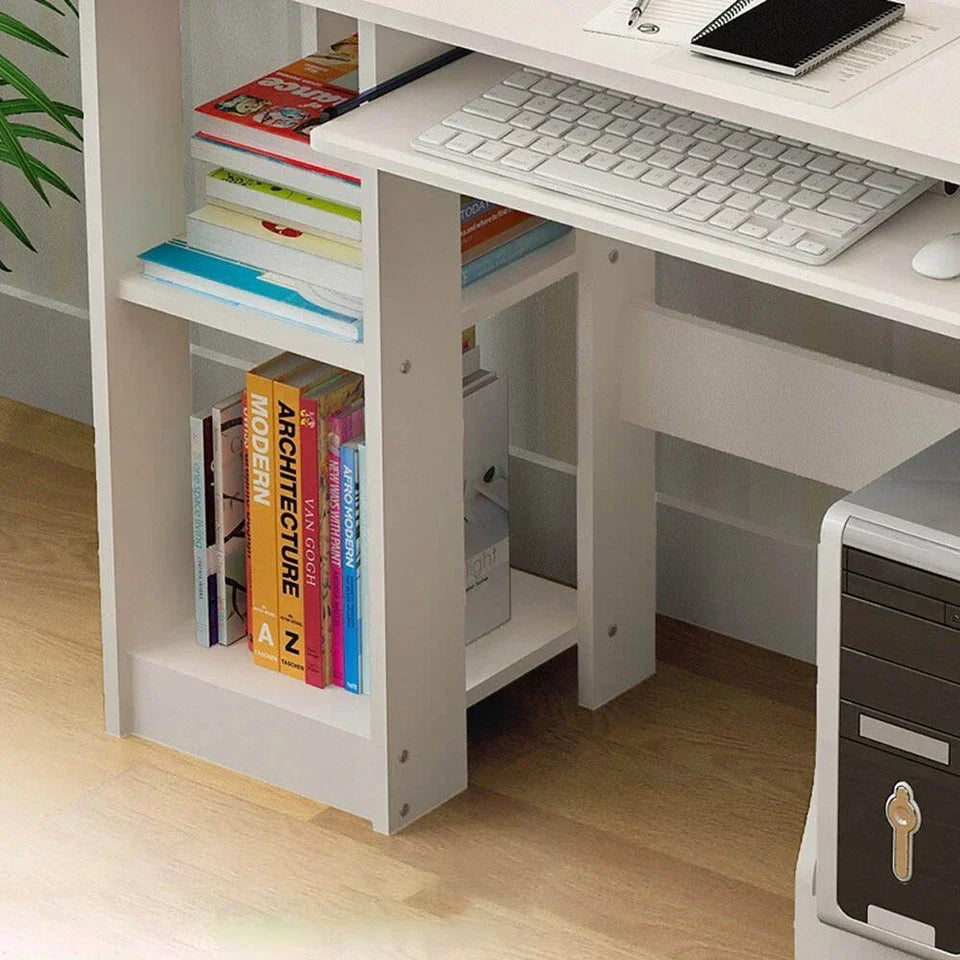 Computer Desk Laptop Pc Study Table Home Office Desk Furniture Shelf Workstation — alternate product view 4