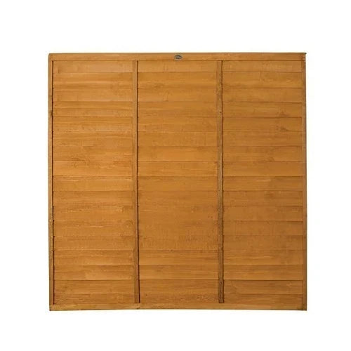 Dip Treated Overlap Fence Panel - (6 x 6ft / 6 x 5ft /6 x 4ft / 6 x 3ft) — alternate product view 9