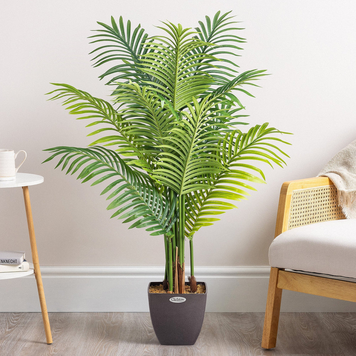 Artificial Areca Palm Tree Natural Looking Faux Plant in Pot — alternate product view 8