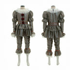 Kids Stephen King's It Penny -wise Clown Halloween Grey — on a clean white background