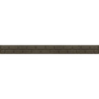 Garden Lawn Edging Flexible Flower Bed Border Wall Eco Recycled Rubber 'EZ' NEW — 1 x 122cm Border — product view