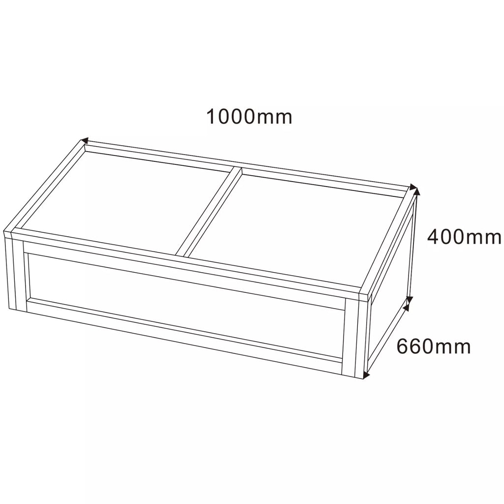 Wooden Cold Frame Mini Green Grow House Garden Plants Vegetables Seeds — alternate product view 7