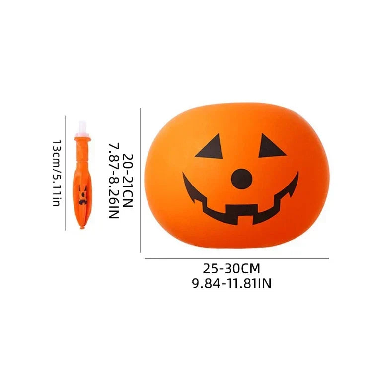 5PCS Halloween Decoration Inflatable Pumpkin with LED Lights Party Light Garden — on a clean white background