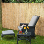 5M x 1.5M Natural Split Natural Peeled Reed Screening Fencing Panel Bamboo Fence Roll — alternate product view 3