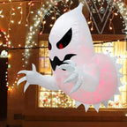 Halloween Inflatable Ghost With LED Lights Coming Out From Window Outdoor Decor — alternate product view 7