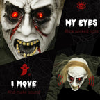 167 cm Halloween Crawling Zombie, Outdoor Animated Prop — alternate product view 6