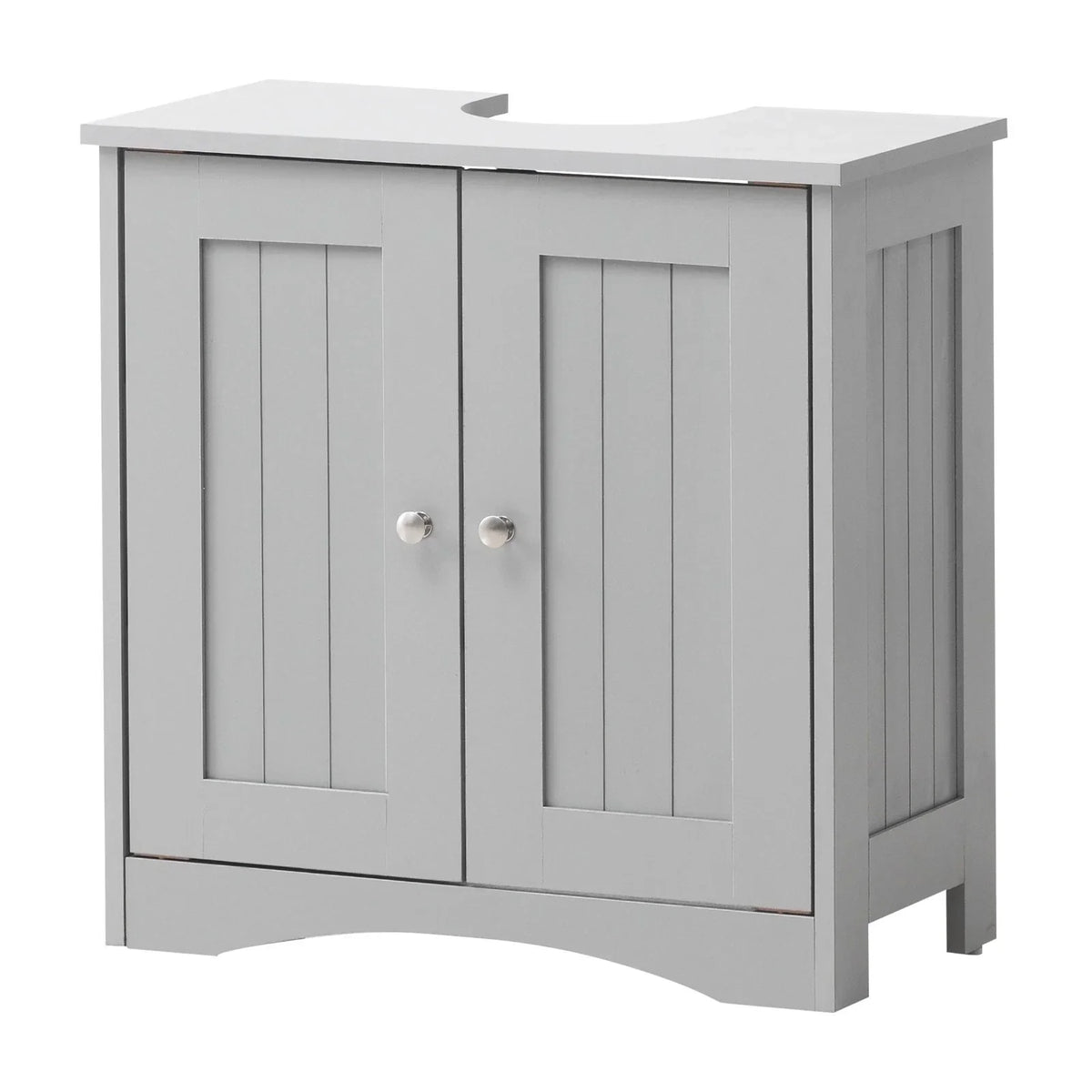 Grey Bathroom Under Sink Cabinet Basin Storage Cupboard Vanity Unit Furniture — alternate product view 3