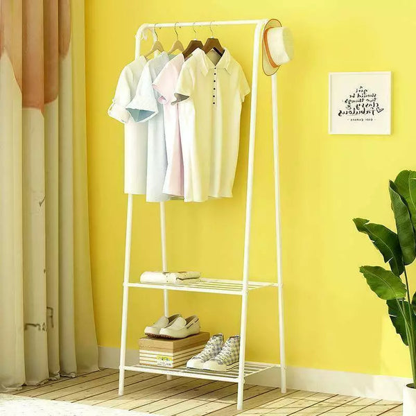 Metal Clothes Rail Hanging Rack Garment Display Stand Storage Shelf — alternate product view 5