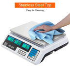 40Kg Digital Pricing Scale Electronic Price Computing Weight Shop Market UK Plug — alternate product view 10