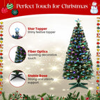 Christmas Tree Fibre Optic Artificial Colour Changing Xmas decor 4FT 5FT — alternate product view 9