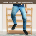 5 Tiers Bamboo Shoe Rack — alternate product view 6
