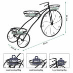 Bicycle Planter Metal Plant Stand Garden Bike Flower Pot Cart Holder Basket Deco — alternate product view 8