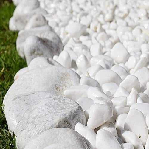Decorative MARBLE EXTRA WHITE Stones / Pebbles HOME & GARDEN AQUARIUM 20-70 mm — alternate product view 7
