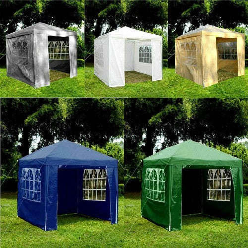 3x3m Gazebo With Sides Garden Marquee PE Awning Beach Tent — alternate product view 7