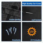 Waterproof 6 Layer Car Cover Heavy Duty Cotton Lined UV Protection — alternate product view 8