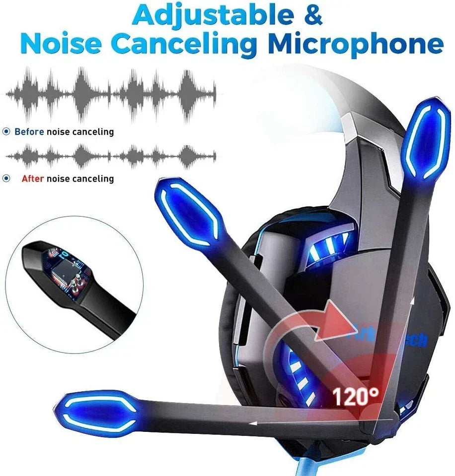 Kotion Each Pro Gaming Headset for PS4, Xbox One PS5 XBOX XS & PC's Stereo Sound — alternate product view 2