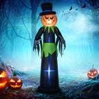8FT Tall Halloween Inflatable Pumpkin Ghost in A Hat — alternate product view 3