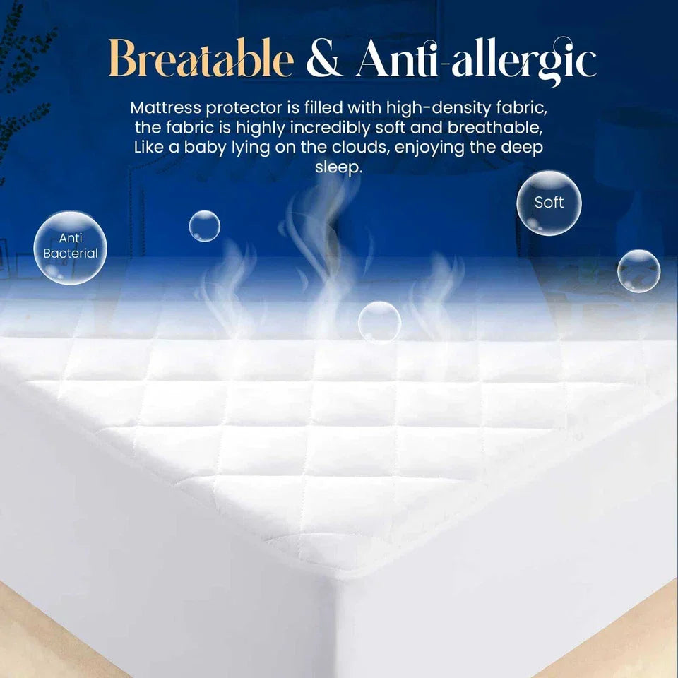 Extra Deep Quilted Waterproof Mattress Protector Fitted Bed Cover — alternate product view 9