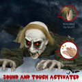 167 cm Halloween Crawling Zombie, Outdoor Animated Prop — alternate product view 2
