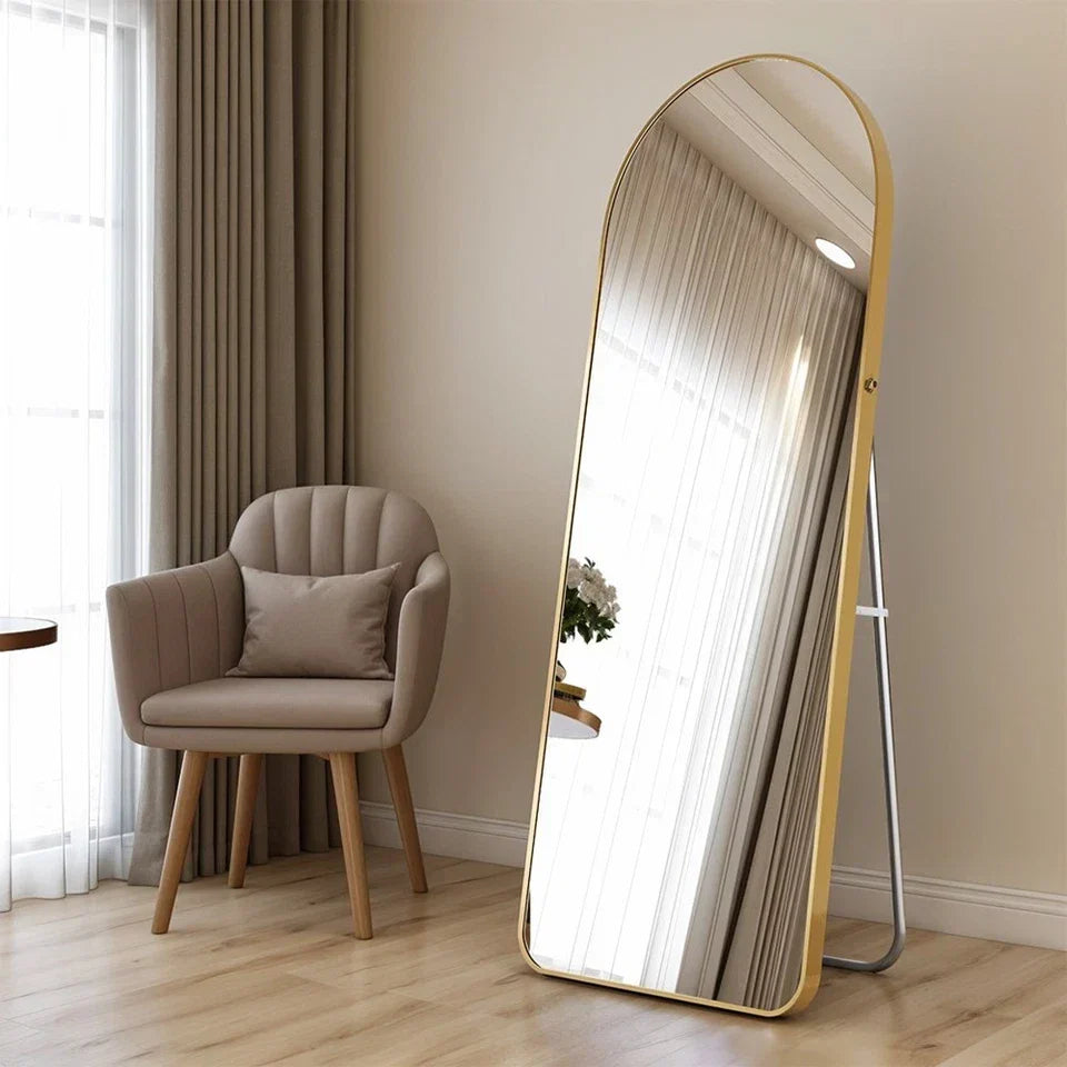 50x160cm Full Length Mirror Free Standing & Wall Mounted Bedroom Dressing Mirror — alternate product view 4