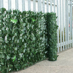 Artificial Hedge Fake Ivy Leaf Garden Fence Privacy Screening Roll Wall Panel 18x2m — alternate product view 3