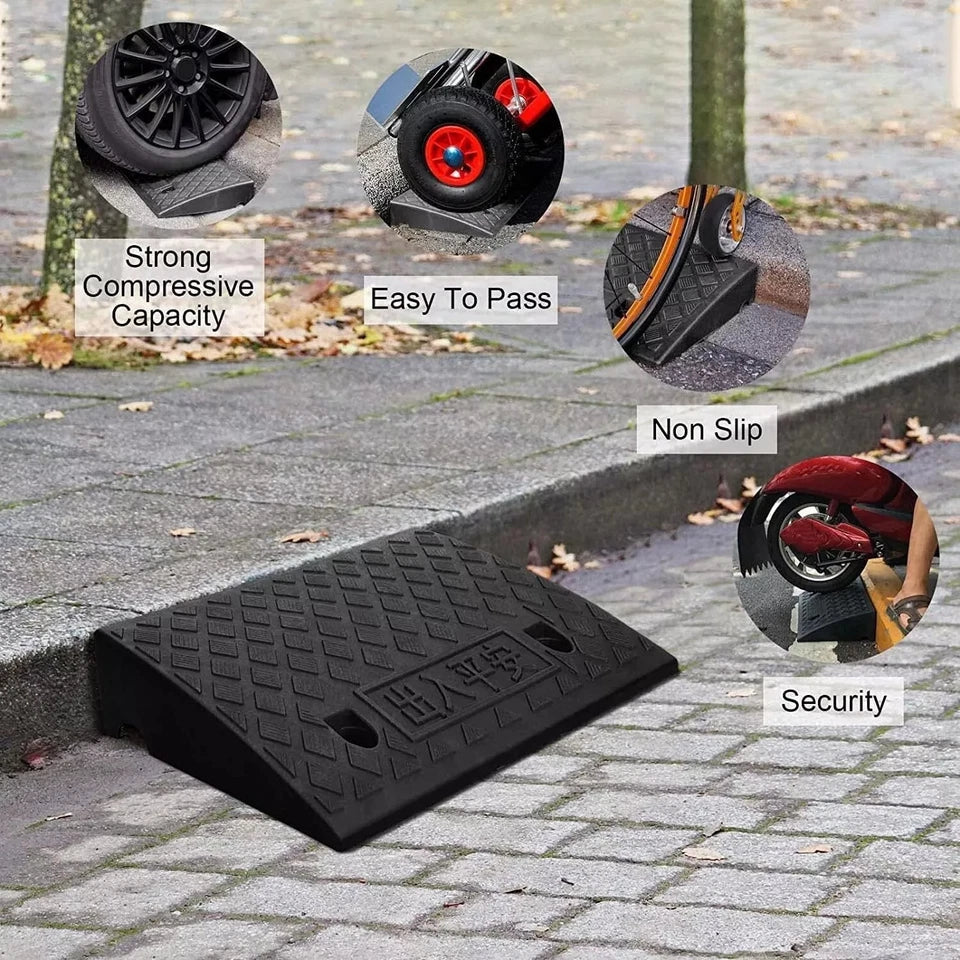 2pcs 50cm Heavy Duty Kerb Door Ramps Wheelchair Mobility Scooter Access Ramp — alternate product view 5