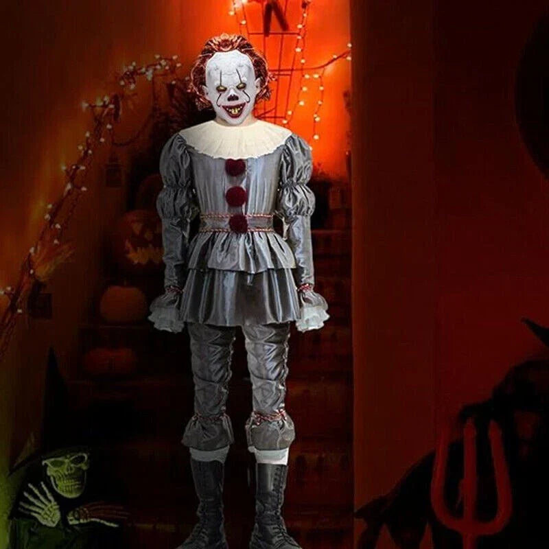 Adult Pennywise Clown Halloween Mask Men — alternate product view 5