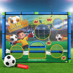 Kids 2in1 Portable Soccer Goal Post Up Football Target Board With Net, Ball Pump — alternate product view 10